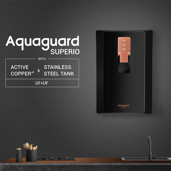 Buy Eureka Forbes Aquaguard Enrich Superio UV+UF Stainless Steel Copper Water Purifier - Vasanth & Co