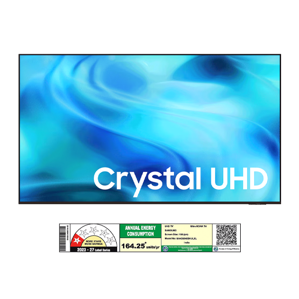 Buy Samsung 43 Inch 1.08 m 43U8400H Crystal 4K UHD Smart TV - Vasanth & Co