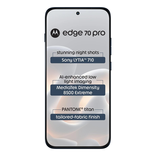 Buy Motorola Edge 70 Pro 8 GB RAM 256 GB Pantone Titan Blue Mobile - Vasanth & Co