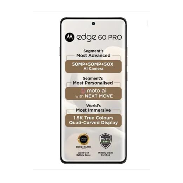 Buy Motorola Edge 60 Pro 5G 12 GB RAM 256 GB Pantone Walnut Mobile - Vasanth & Co