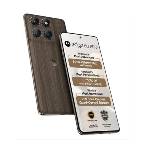 Buy Motorola Edge 60 Pro 5G 12 GB RAM 256 GB Pantone Walnut Mobile - Vasanth & Co