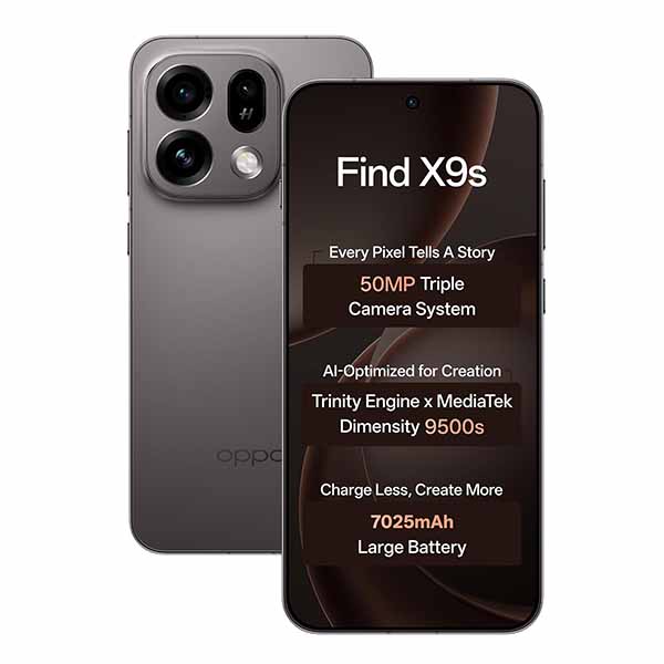 Buy Oppo Find X9S 5G 12 GB RAM 512 GB Midnight Grey Mobile - Vasanth & Co