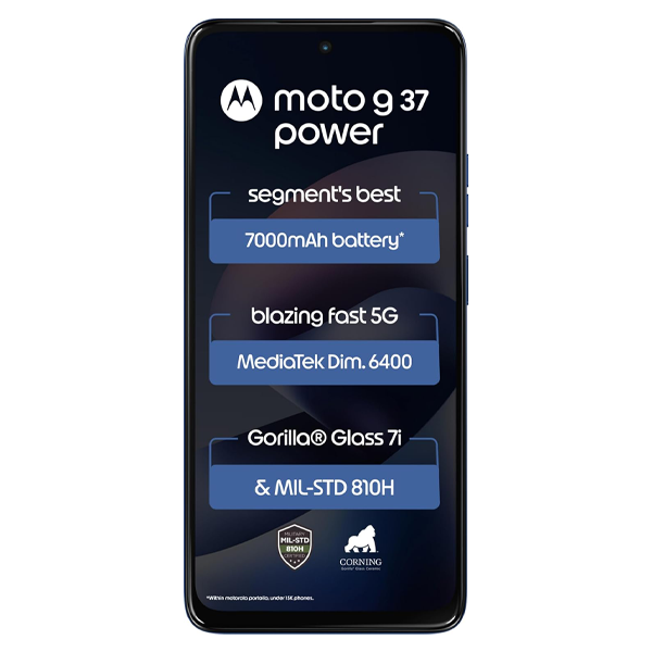Buy Motorola G37 Power 5G 8 GB RAM 128 GB Pantone Nautical Blue Mobile - Vasanth & Co
