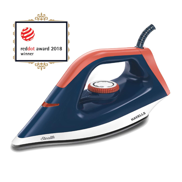 Buy Havells 1000 Watt Stealth Blue Dry Iron Online - Vasanth & Co
