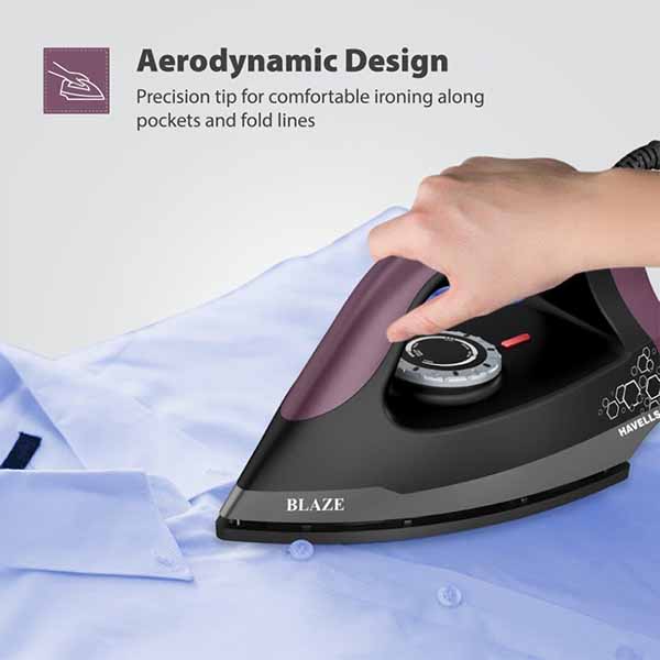 Buy Havells 1250 W Blaze Heavy Weight Dry Iron Online - Vasanth & Co
