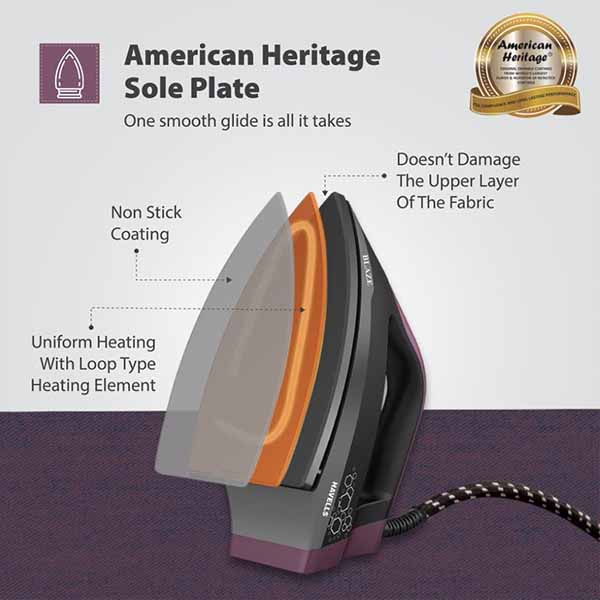 Buy Havells 1250 W Blaze Heavy Weight Dry Iron Online - Vasanth & Co