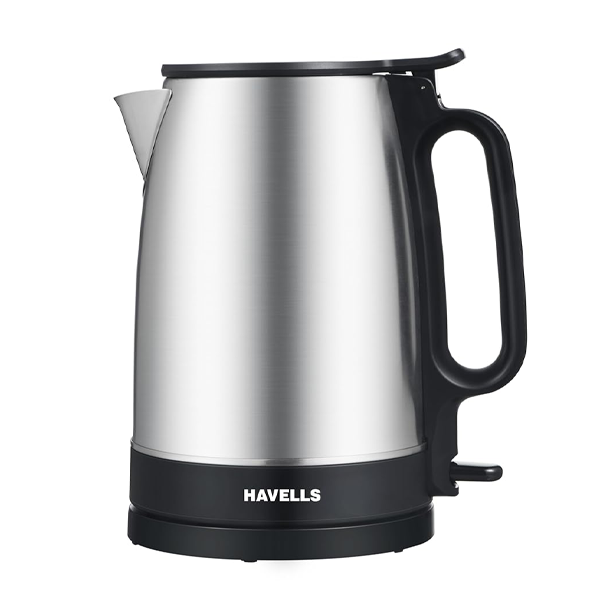 Buy Havells 1.7 L Vesta Black Stainless Steel Electric Kettle Online - Vasanth & Co