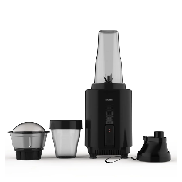 Buy Havells 350 W Nutri Insta Blend 3 Jar Black Mixer Grinder Online - Vasanth & Co