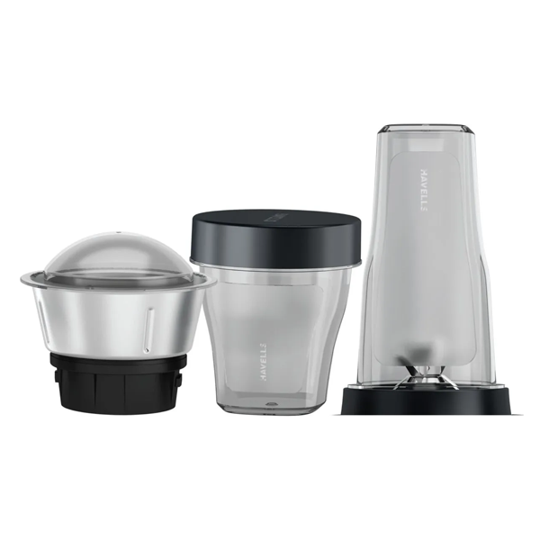 Buy Havells 350 W Nutri Insta Blend 3 Jar Black Mixer Grinder Online - Vasanth & Co