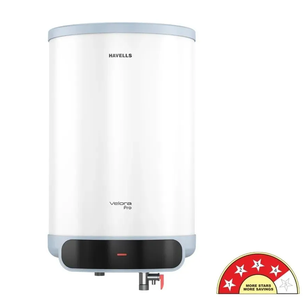 Buy Havells 10 L Velora Pro Storage White Blue Water Heater (Geyser) Online - Vasanth & Co