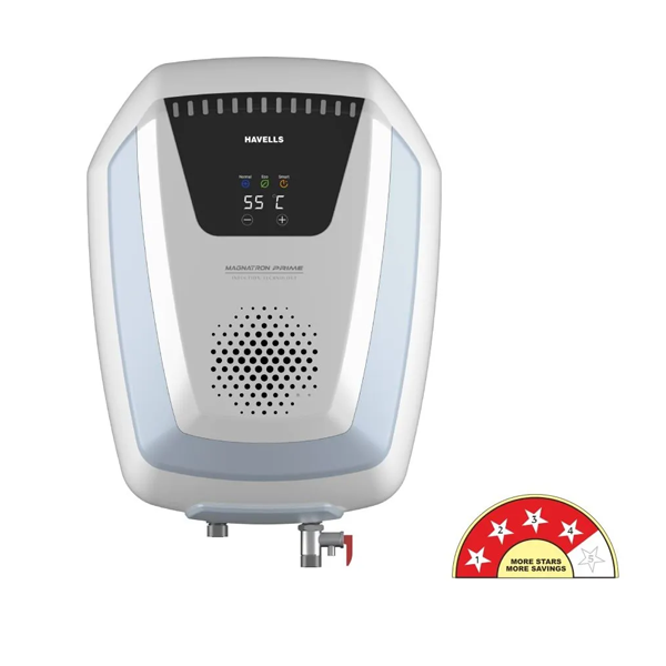 Buy Havells 25 L Magnatron Prime Storage White Blue Water Heater (Geyser) Online - Vasanth & Co