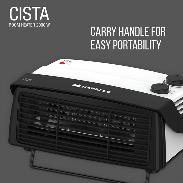 Buy Havells 2000 W Cista Heat Convector White Room Heater Online - Vasanth & Co