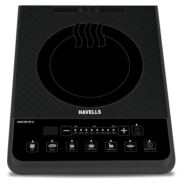 Buy Havells EVO Cook PB16 1600 Watt Induction Cooktop Stove Online - Vasanth & Co