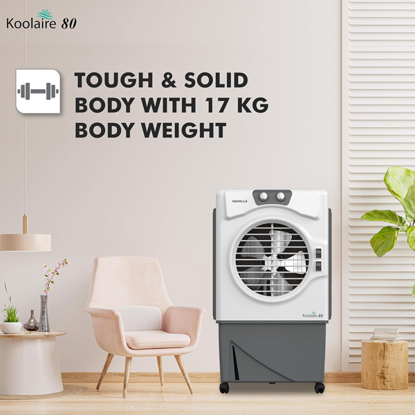 Buy Havells 80 L Koolaire Desert White Grey Air Cooler Online - Vasanth & Co