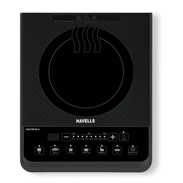 Buy Havells 1600 W Cook Pro PB 16 Induction Cooktop Online - Vasanth & Co