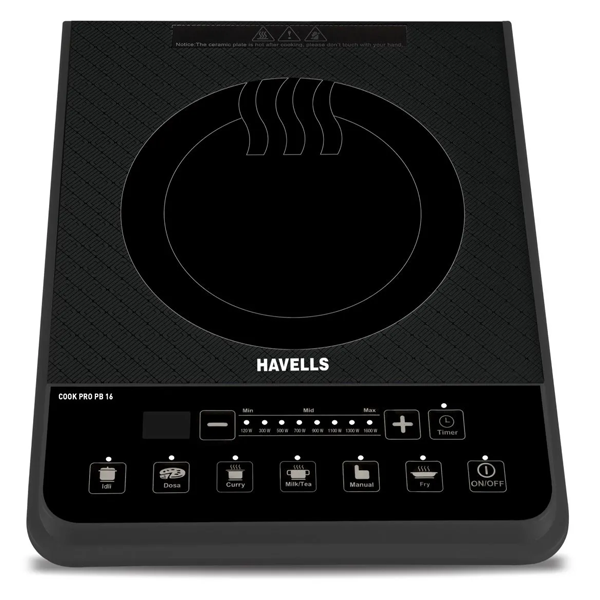 Buy Havells 1600 W Cook Pro PB 16 Induction Cooktop Online - Vasanth & Co
