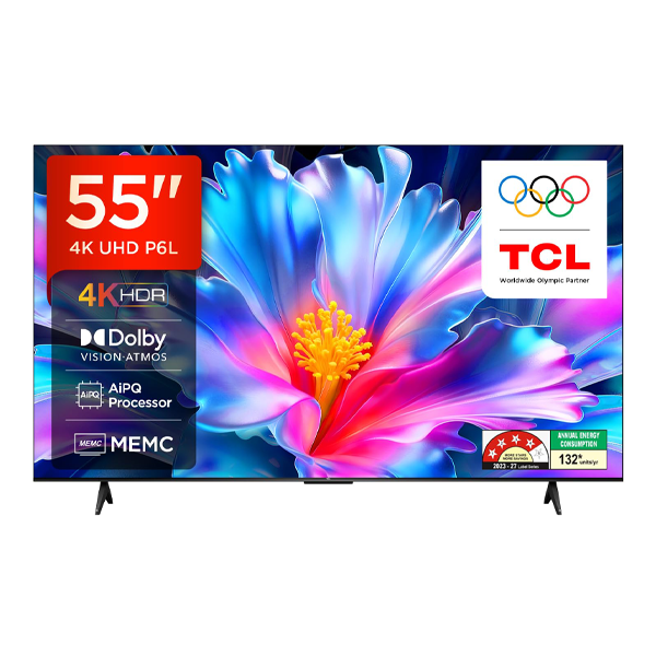 Buy TCL 55 Inch 139 cm 55P6L 4K Ultra HD Smart LED Google TV - Vasanth & Co