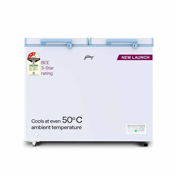 Buy Godrej 302 Litre 3 Star Royal White DH ESNCH 330C 2HCLP RW Hard Top Deep Freezer - Vasanth & Co