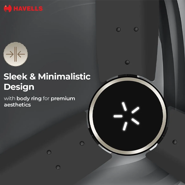 Buy Havells 1200 MM Epic Signia BLDC Matte Black Ceiling Fan - Vasanth & Co