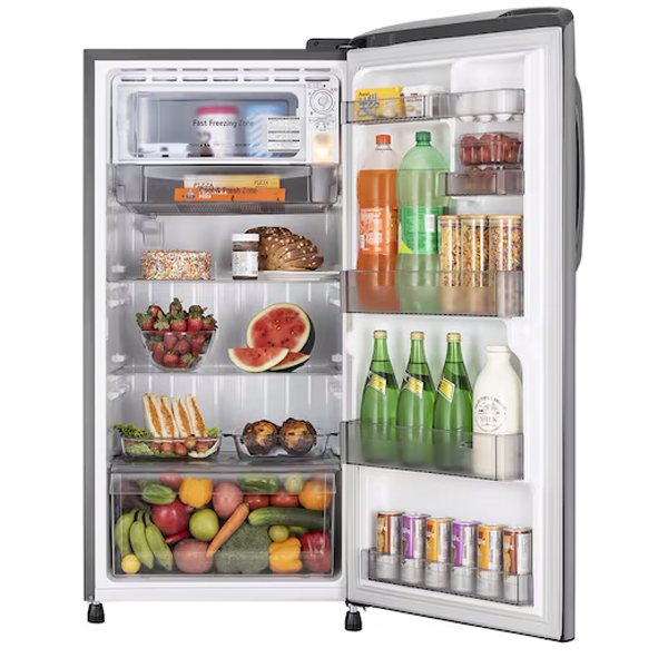 Buy LG 210 L 3 Star GLD2236YAPZ Shiny Steel Single Door Refrigerator - Vasanth & Co