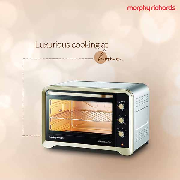 Buy Morphy Richards 60L 60RCSS (510053) Luxe Gold Oven Toast Grill (OTG) Online - Vasanth & Co