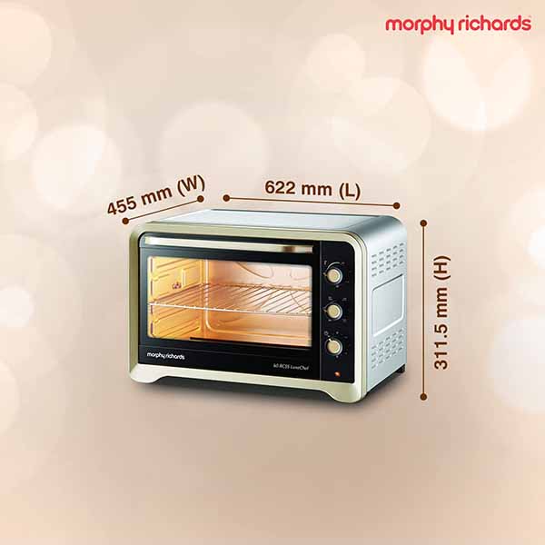 Buy Morphy Richards 60L 60RCSS (510053) Luxe Gold Oven Toast Grill (OTG) Online - Vasanth & Co