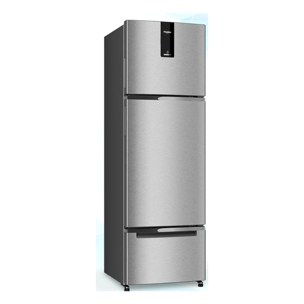 Buy Whirlpool 237L 2 Star Protton NXT DF285 Athena Steel Frost Free Three-Door Refrigerator - Vasanth and Co