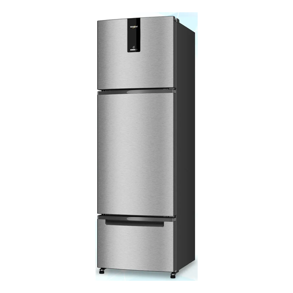 Buy Whirlpool 237L 2 Star Protton NXT DF285 Athena Steel Frost Free Three-Door Refrigerator - Vasanth and Co
