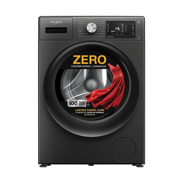 Buy Whirlpool 9 kg XO9012BZV Grey Fully Automatic Front Load Washing Machine - Vasanth and Co