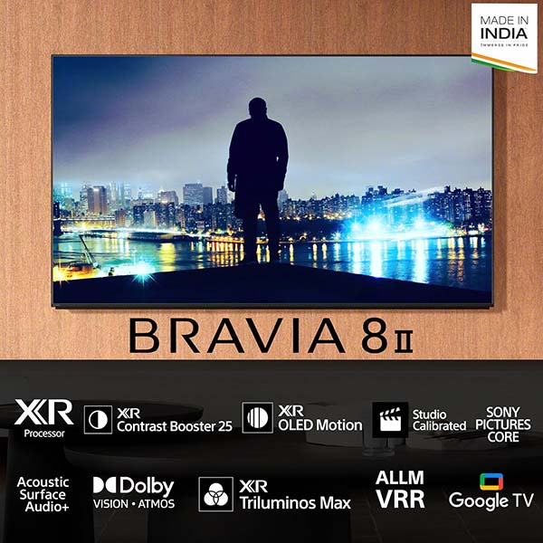 Buy Sony Bravia 8M2 Series 65 Inch K-65XR80M2 4K Ultra HD Smart OLED Google TV - Vasanth and Co