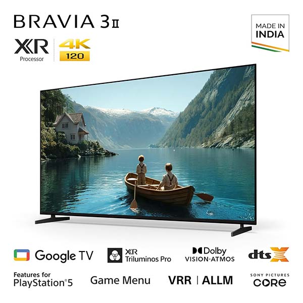 Buy Sony Bravia 3 II Series 75 Inch K-75XR35M2 4K Ultra HD Smart LED Google TV - Vasanth and Co