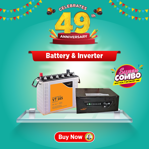 V-Guard Prime 1250 Pure Inverter | Fast Charging & Long Battery Life