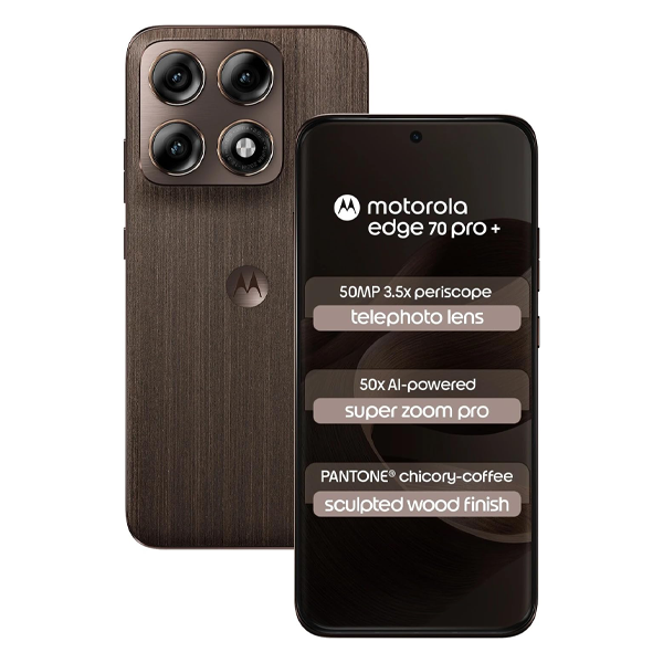 Buy Motorola Edge 70 Pro Plus 12GB RAM 256GB Chic Coffee Smartphone - Vasanth and Co