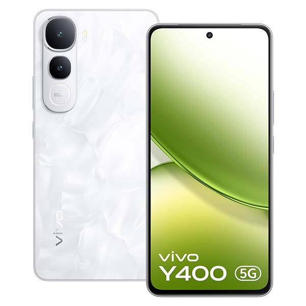 Buy Vivo Y400 5G (8GB RAM + 128GB Storage) Pearl White Mobile Phone - Vasanth and Co