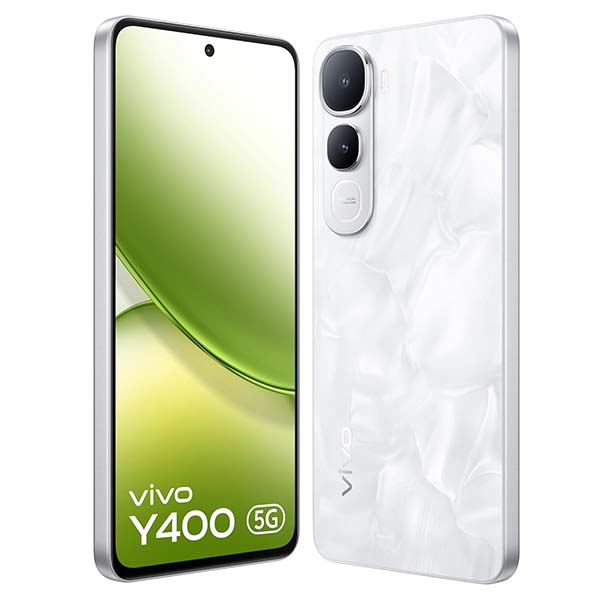 Buy Vivo Y400 5G (8GB RAM + 128GB Storage) Pearl White Mobile Phone - Vasanth and Co