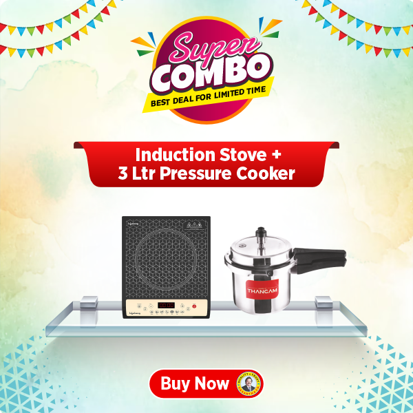 Buy Thangam 3 L Aluminium Pressure Cooker - Vasanth and Co