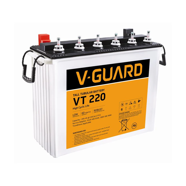 Buy V-Guard 12 Volts VT220 Inverter Battery - Vasanth & Co