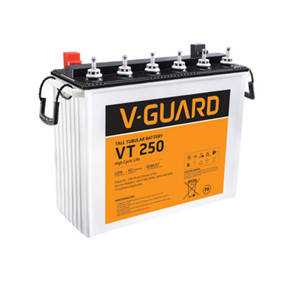 Buy V-Guard VT 250 Tall Tubular Battery - Vasanth & Co