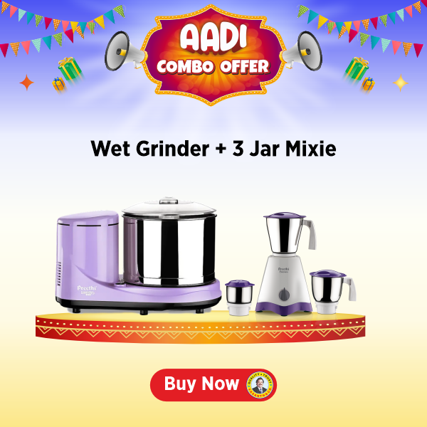 Kitchen Appliances Preethi Crown 3 JAR 500 Watt Mixer Grinder Purchase online in India – Mixer Grinder online at vasanthandco | Vasanth &amp; Co 