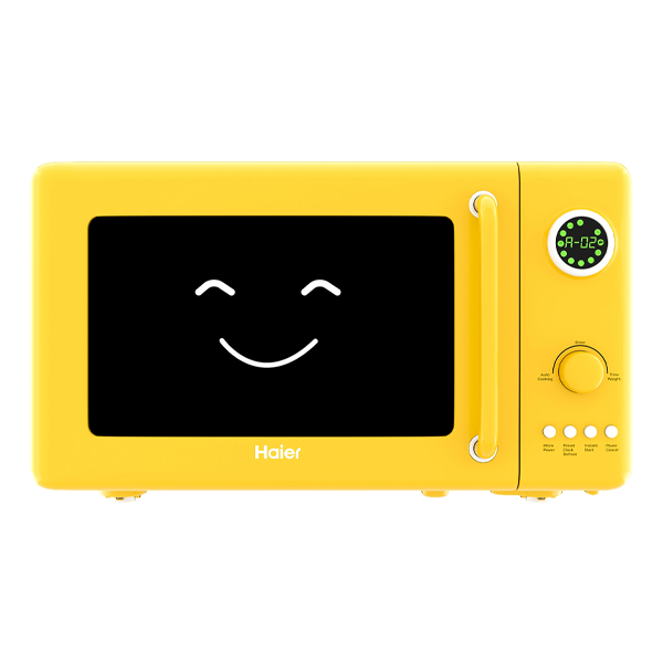 Buy Haier Vogue 20 L HIL20V1MYPD Lemon Solo Microwave Oven with Auto Cook Menus - Vasanth & Co