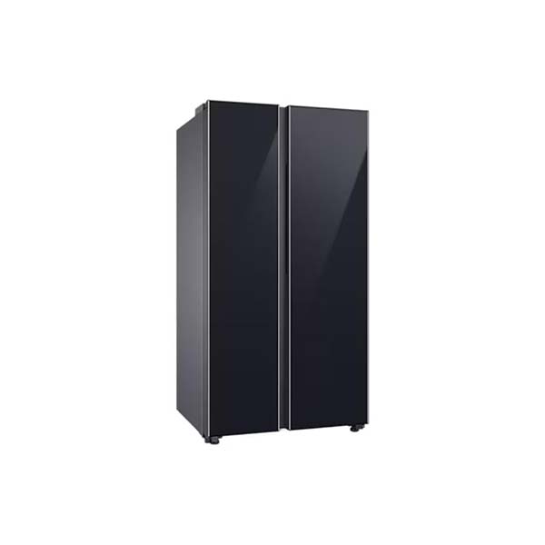 Buy Samsung 653L 3 Star RS76CB81A333HL Glam Deep Charcoal Bespoke AI Convertible 5 in 1 Side by Side Refrigerator - Vasanth & Co