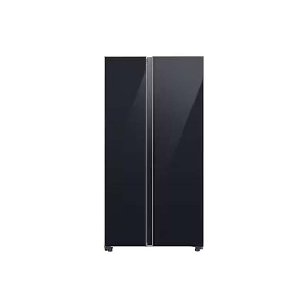 Buy Samsung 653L 3 Star RS76CB81A333HL Glam Deep Charcoal Bespoke AI Convertible 5 in 1 Side by Side Refrigerator - Vasanth & Co