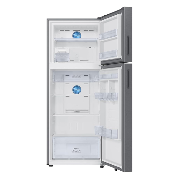 Buy Samsung 419L 2 Star RT45HG6A22SLHL EZ Clean Steel Bespoke AI Double Door Refrigerator - Vasanth & Co
