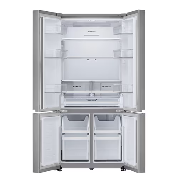 Buy LG 574L 3 Star GV-B23FFLMB Prime Silver WiFi Convertible Side by Side Refrigerator Online - Vasanth & Co