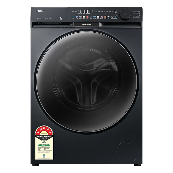 Buy Haier 10 Kg HW100-DM14F9BKU1 5 Star Fully Automatic Front Load Washing Machine - Vasanth & Co