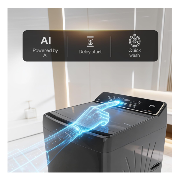 Buy Godrej 7.5 KG 5 Star WTEON VAL 75 5.0 FDAG C MTBK Top Load Washing Machine - Vasanth & Co