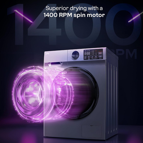 Buy Godrej 10 KG WFEON CEL 1014 IEBT SLSR Front Load Washing Machine - Vasanth & Co