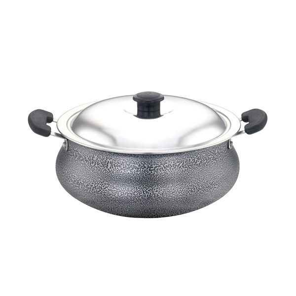Buy Sowbaghya 3L Black Non Stick Biriyani Pot with Stainless Steel Lid - Vasanth and Co
