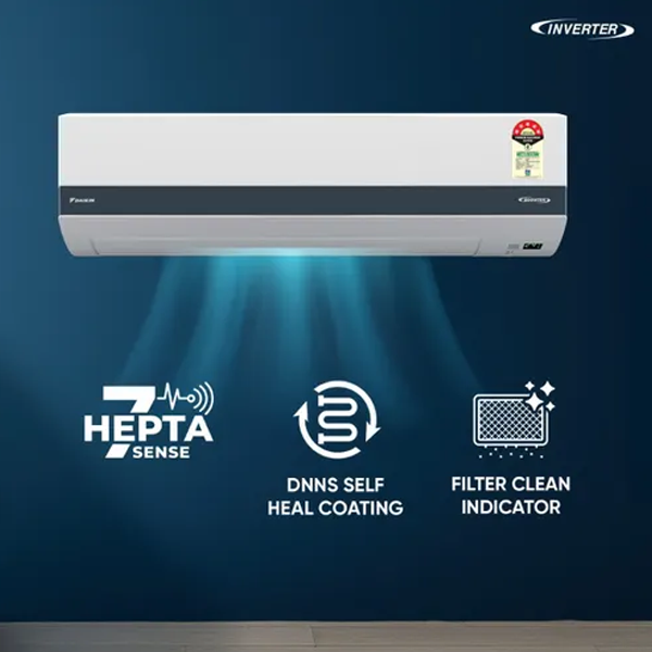 Buy Daikin 1 Ton 5 Star ATKM35XV16 Inverter Split Air Conditioner - Vasanth and Co