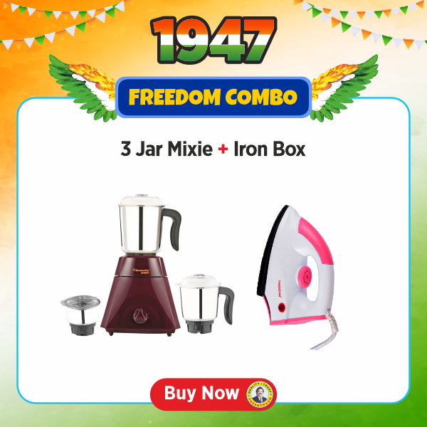 Butterfly Rhino 500W Mixer Grinder TN 3 Jar | Powerful Kitchen Appliance